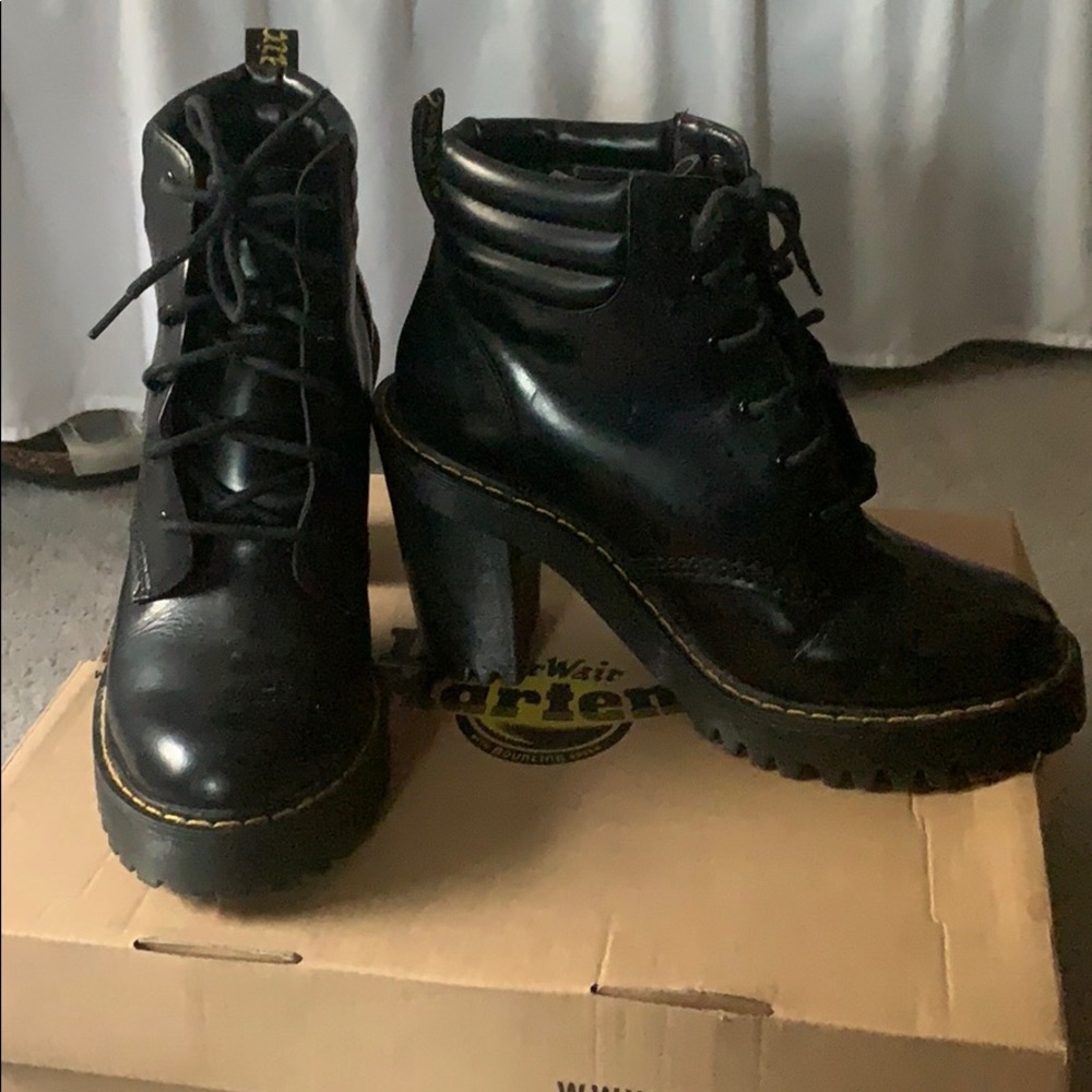 Heeled Doc Martins